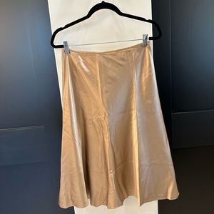 Silk skirt SZ 8 bronze color